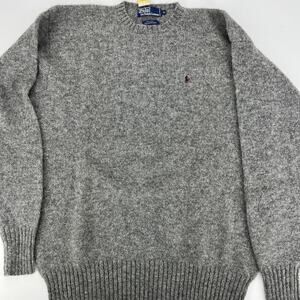 VTG Polo Ralph Lauren 100% Scottish Yarn Wool Pony Sweater New Old Stock Size XL